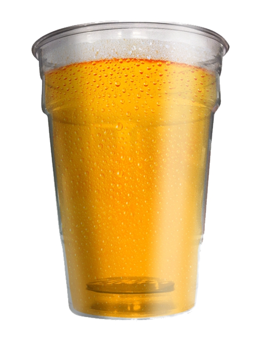 S&S-Shop 5 plastic drinkbekers 0,4 l - geel - herbruikbare drinkbeker/ partybeker/beker S&S-Shop 5 plastic drinkbekers 0,4 l - geel - herbruikbare drinkbeker/ partybeker/beker