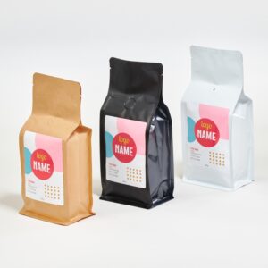 Zakjes koffiebonen